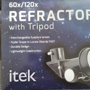 itek Refractor Telescope with Tripod